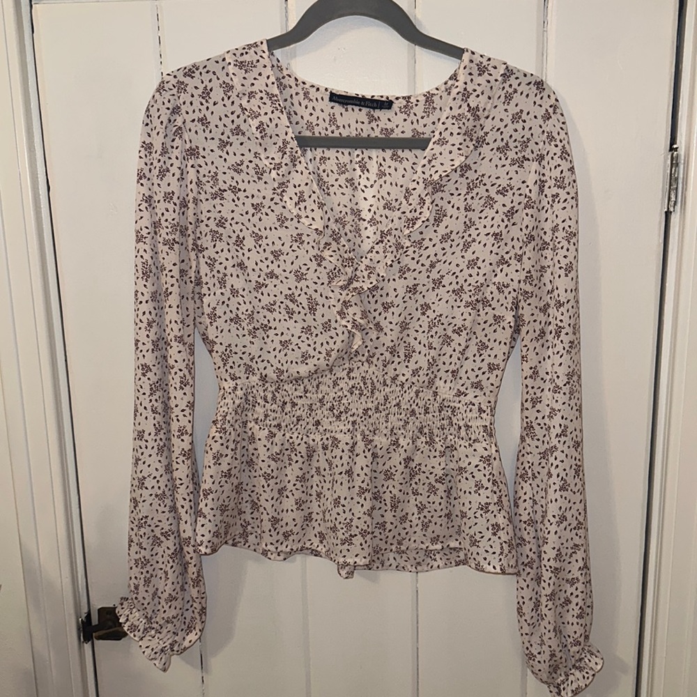 abercrombie peplum blouse
